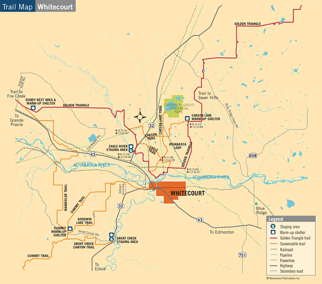 Whitecourt Alberta Map