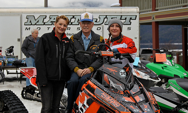 Left to right: Trish Drinkle, Jack Fisher and Andrea Hand.