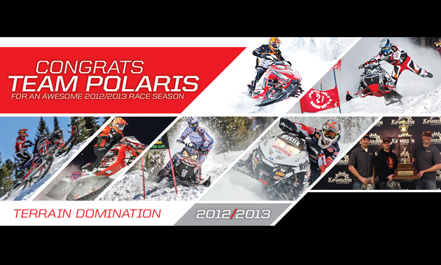 Photo of a Team Polaris poster