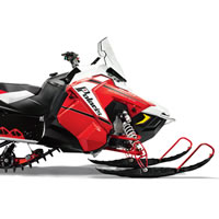 The all new AXYS platform Polaris snowmobile