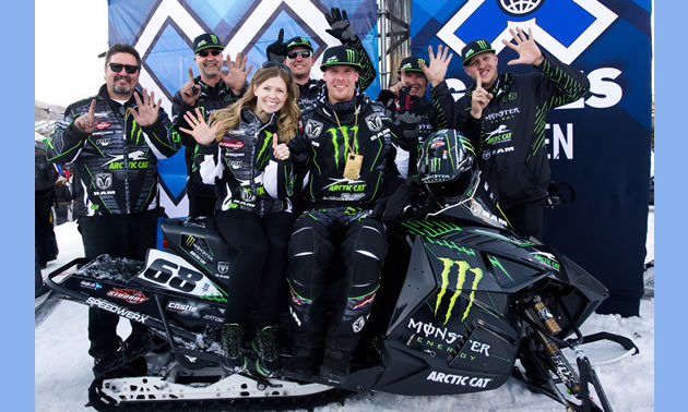 Photo of Tucker Hibbert snocross team