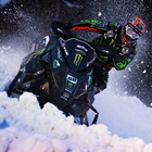 Photo of snowmobiler