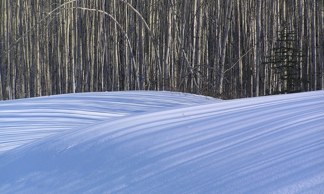 The pristine conditions at Hudson's Hope. 