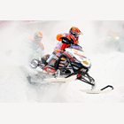 Photo of snowmobiler