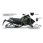 Photo of snowmobile depicting Tucker Hibbert's new graphics kit.