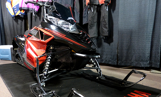 The new 2016 mountain snowmobile from Yamaha. 