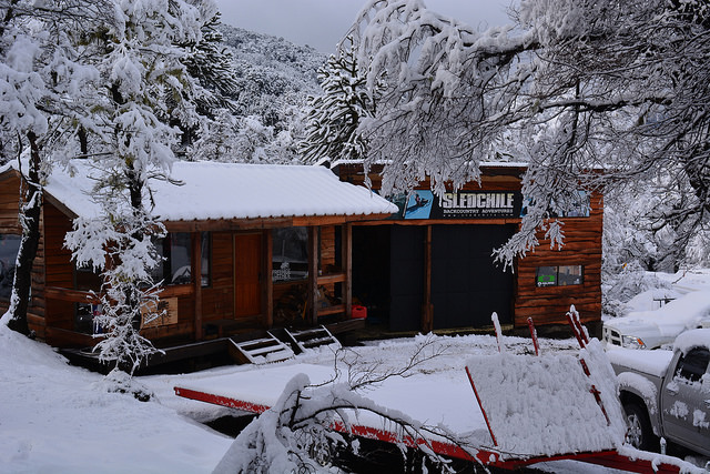 A warm up shack Chilean style. 