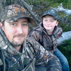 Brandon Scott, pictured here with his son Brayden, knew an adventure of a lifetime awaited his arrival in Chile.