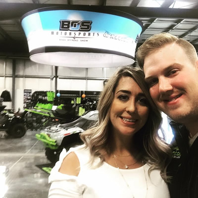 The interior/showroom of BOS Motorsports. 