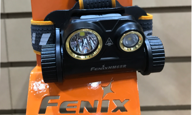Fenix’s top-tier HM65R headlamp runs at 1,400 lumens max and is USB rechargeable or runs on two CR123A batteries.