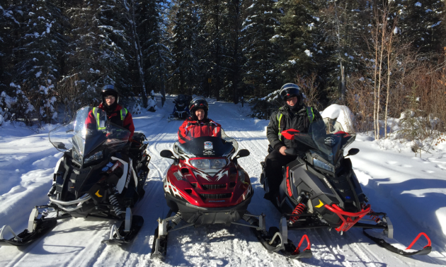 Elburne and Barry Bean put in over 400 hours getting Fort McMurray trails cleared and clean and cutting up wood for the club’s firepits.