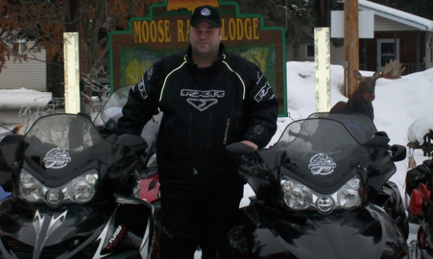 Dwayne Wenger is the Border Explorers Snowmobile Club co-ordinator and groomer operator. 