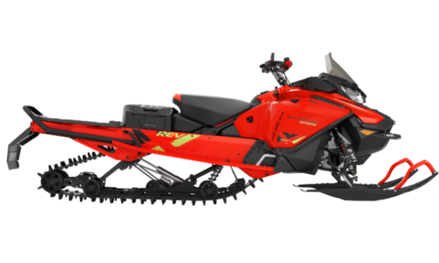 Expedition REV Gen4. Ski-Doo’s most advanced platform comes to the utility segment with the addition of the Expedition lineup to the REV Gen4 family of snowmobiles. Expedition REV Gen4 models deliver for big jobs and big fun. They offer ultra-responsive handling, thanks to their centralized mass. These snowmobiles were designed with rider-focused ergonomics and they’re powered by advanced engines, creating maximum comfort and capability on- and off-trail.

The REV Gen4 is lightweight, strong and durable. It’s built to accommodate 50-centimetre-wide (20-inch-wide) tracks to maximize flotation and traction while providing the precise handling and benefits of the open cockpit design. 
