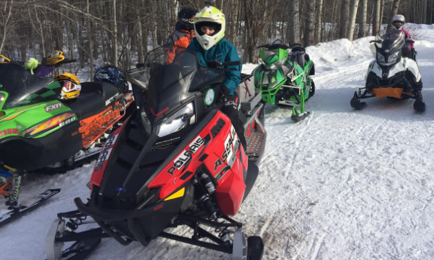 “Whenever I pull up beside people, it’s really funny to watch their faces of surprise to see how tiny I am and how much carving, jumping and climbing I can do,” said Nelson.