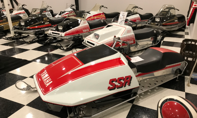 Larson has an incredible Yamaha collection.