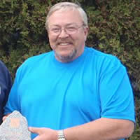The late Al Hodgson and friend