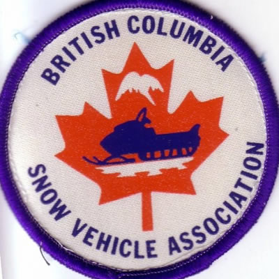 A British Columbia Snow Vehicle Association crest. 