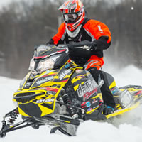 snowmobile racer