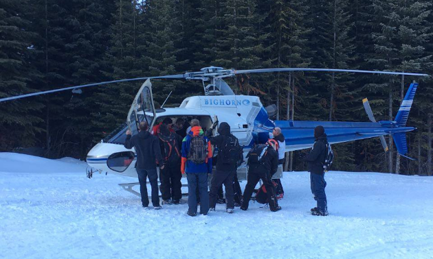 Brad Baber needed to be rescued by helicopter after a nasty snowmobile accident. 