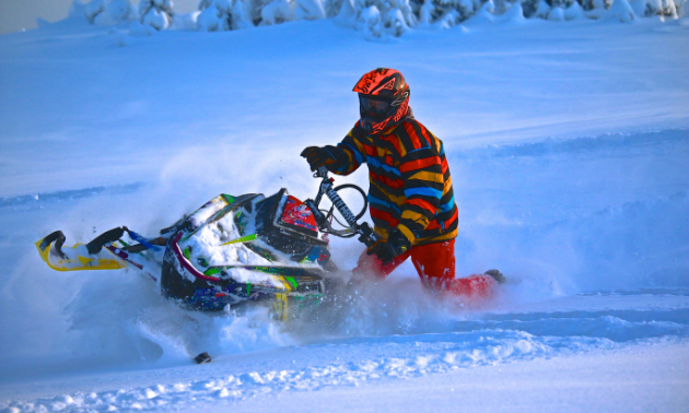 Combining photography with snowmobiling has become a fulfilling passion for Marak.