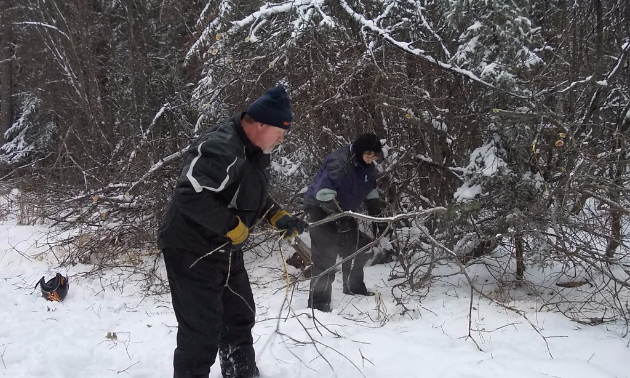 Dale Davis has maintained the snowmobile trails in Westlock, Alberta for many years.
