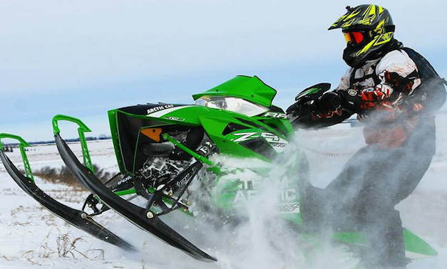 Dustin Schultz ripping some drifts outside of Yorkton, SK.