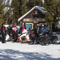 Photo of snowmobile club and its members 