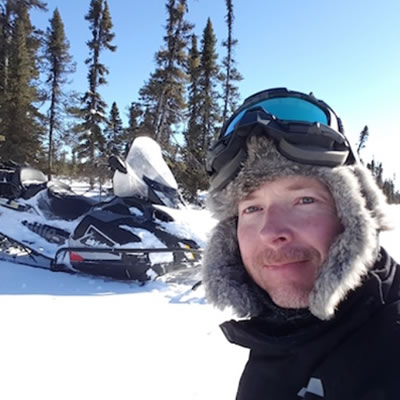 Jeffrey Hann, newest member of the Ski-Doo Brand Ambassador team. 