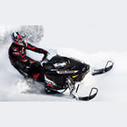 Photo of person riding a snowmobile
