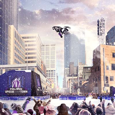 Polaris UpsideDowntown graphic. 