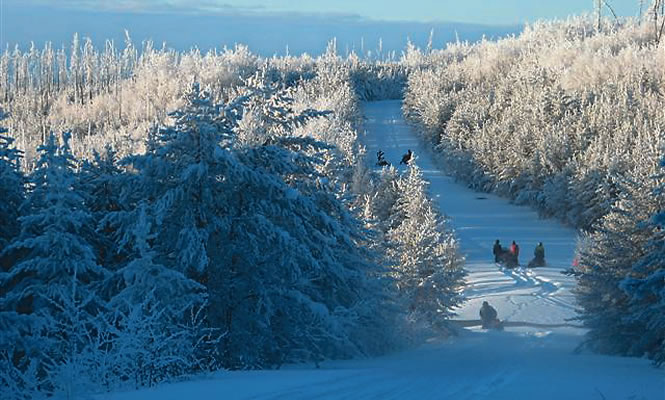 snowmobiling trails in Prince Albert, Saskatchewan