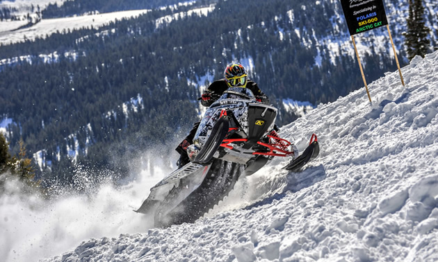snowmobile racer