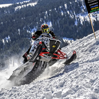 snowmobile racer