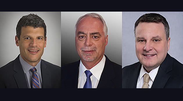 (Left-Right) Greg Williamson joins Arctic Cat as its first-ever chief marketing officer, Brit Reich joins as vice president of North America sales and Mike Webster has been promoted to director of North America sales.