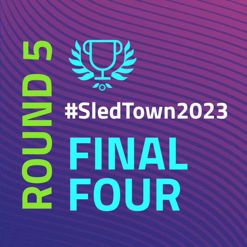Round 5 of SnoRiders SledTown Showdown begins. 