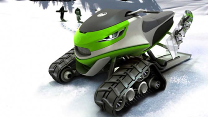 A Dominic Schindler Creations’ snowmobile concept.