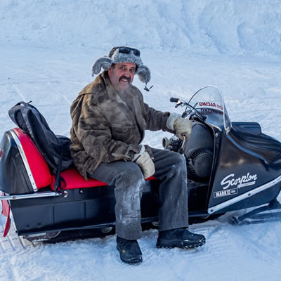 Ray Kelly's pristine condition Scorpion Mark III - 300 model sled. 