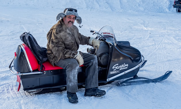 Ray Kelly's pristine condition Scorpion Mark III - 300 model sled. 