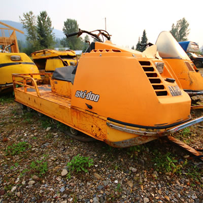 Ski-Doo alpine snowmobile. 