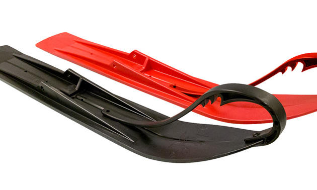 Skis are often the first upgrade to stock sleds, and a SlyDog ski package is a great place to start.
