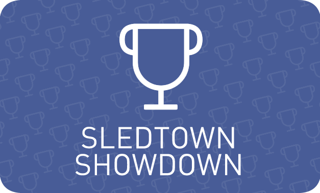 SledTown ShowDown logo. 
