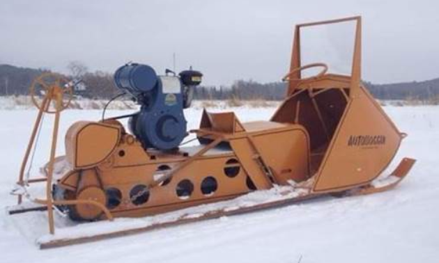 This 1960s Polaris Autoboggen was the first sled James Yaworski’s father ever had. 