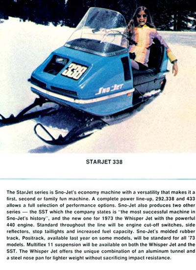 Vintage Sno-Jet advertisement. 