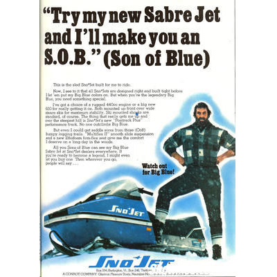 A vintage Sno-Jet ad. 