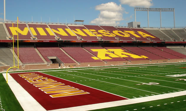 University of Minnesota's Gopher Football field