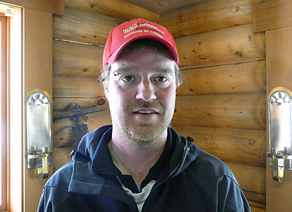 Man wearing a baseball cap