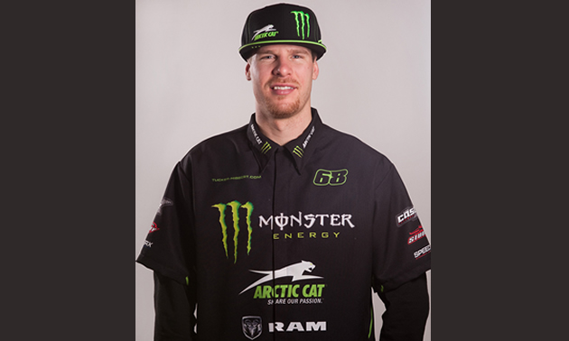 Photo of snowmobiler competitor Tucker Hibbert