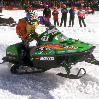 Tucker’s first-ever snocross race occurred in West Yellowstone, Montana, in 1996. 