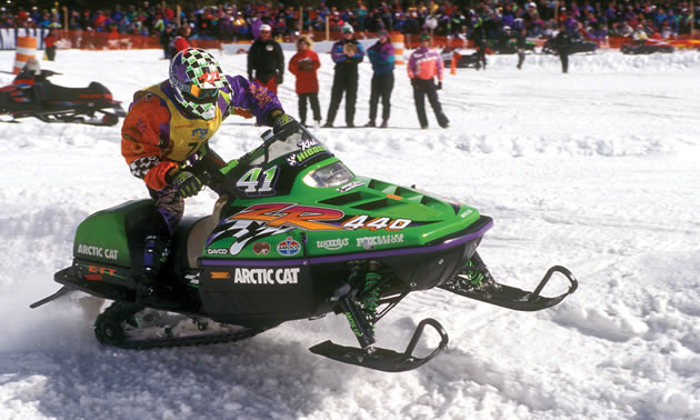 Tucker’s first-ever snocross race occurred in West Yellowstone, Montana, in 1996. 