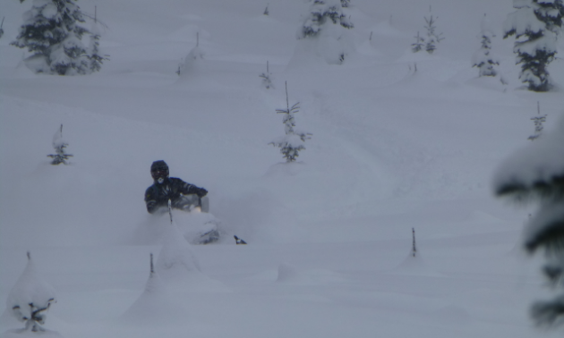 Tulameen, B.C., has no shortage of snowfall.